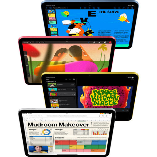 Unlocked Apple iPad 10th Generation (10.9") Wi-Fi + Cellular – 256GB – Silver – MQ6T3LL/A