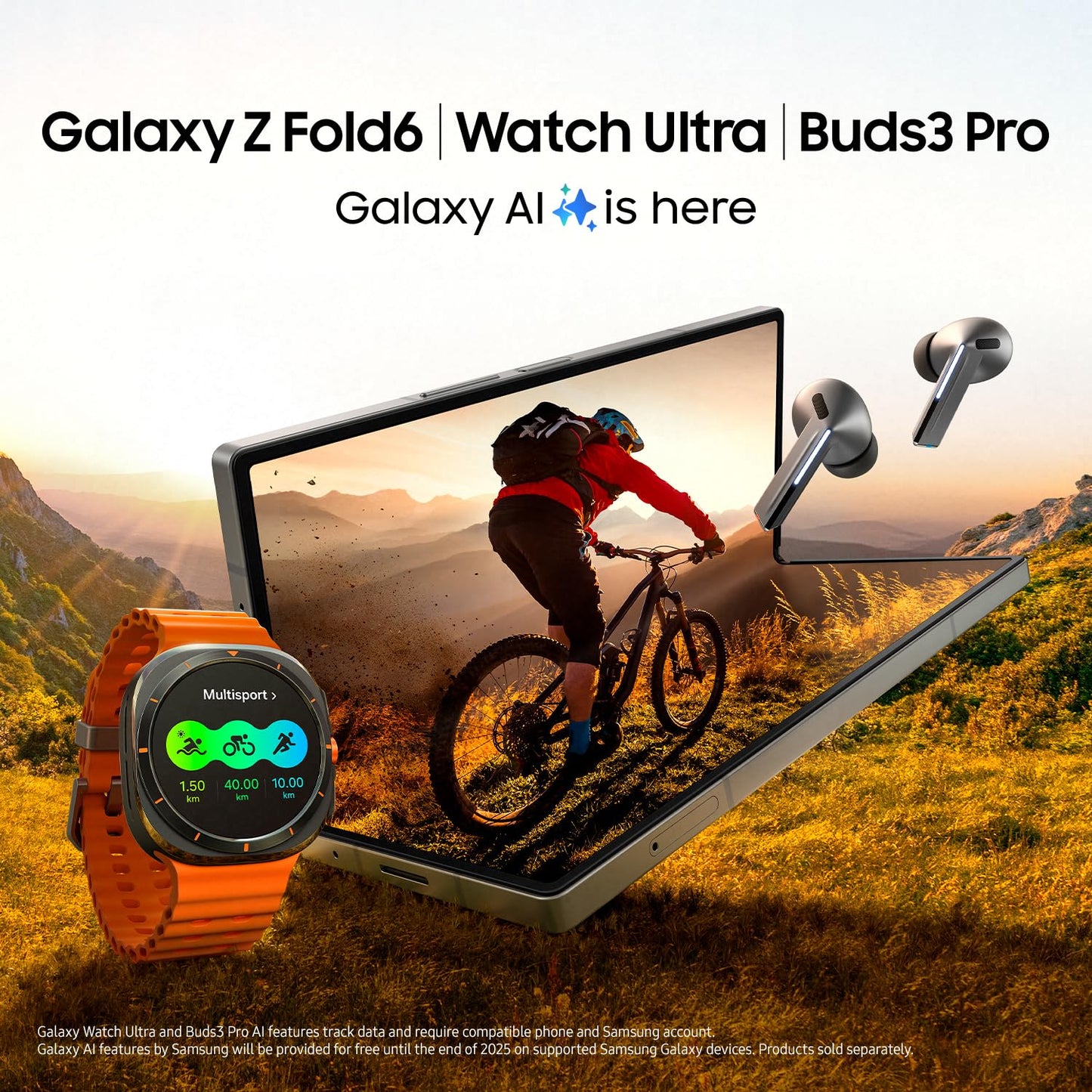 Unlocked Samsung Galaxy Z Fold6 5G - 256GB - Silver Shadow - SM-F956UZSAXAA