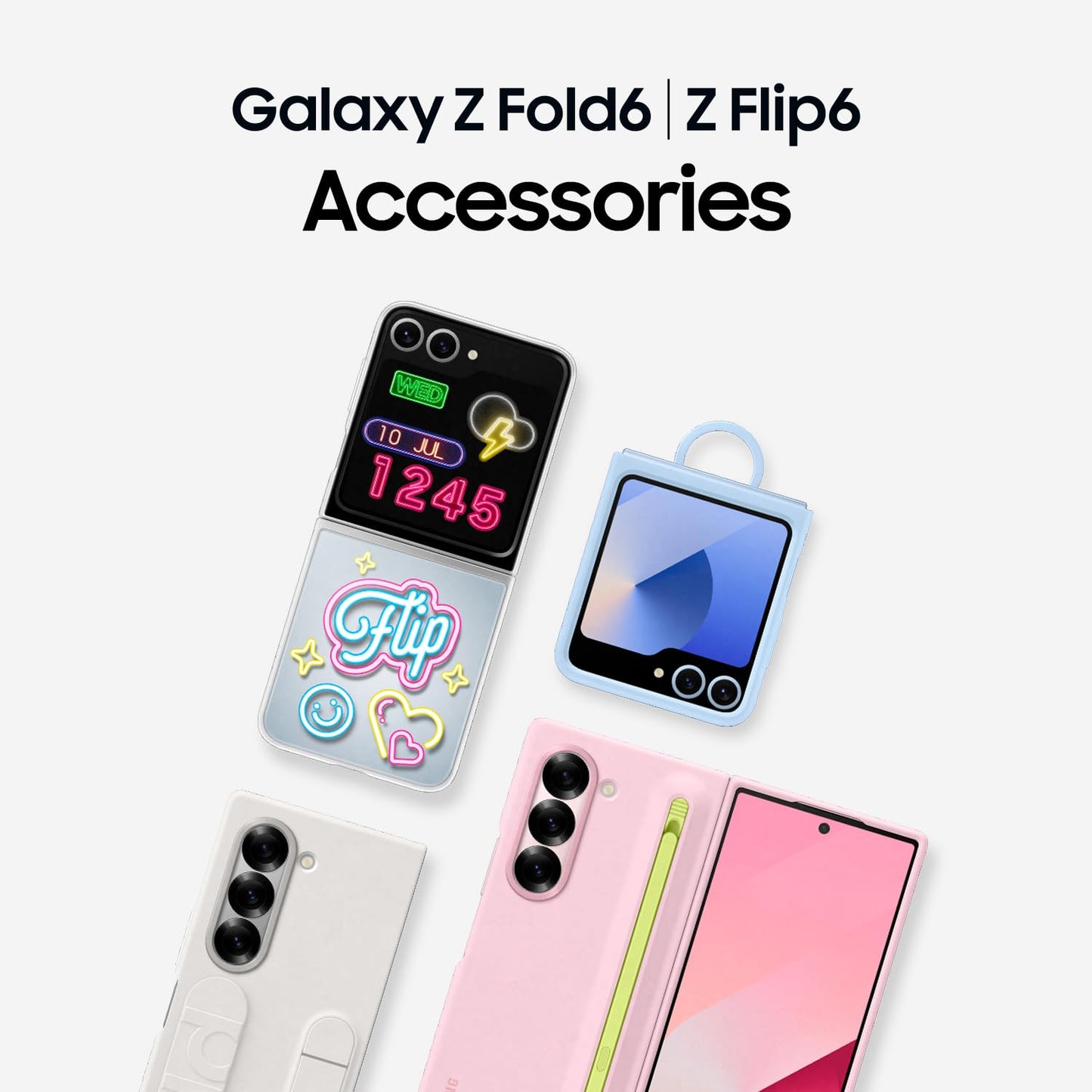 Unlocked Samsung Galaxy Z Fold6 5G - 256GB - Silver Shadow - SM-F956UZSAXAA