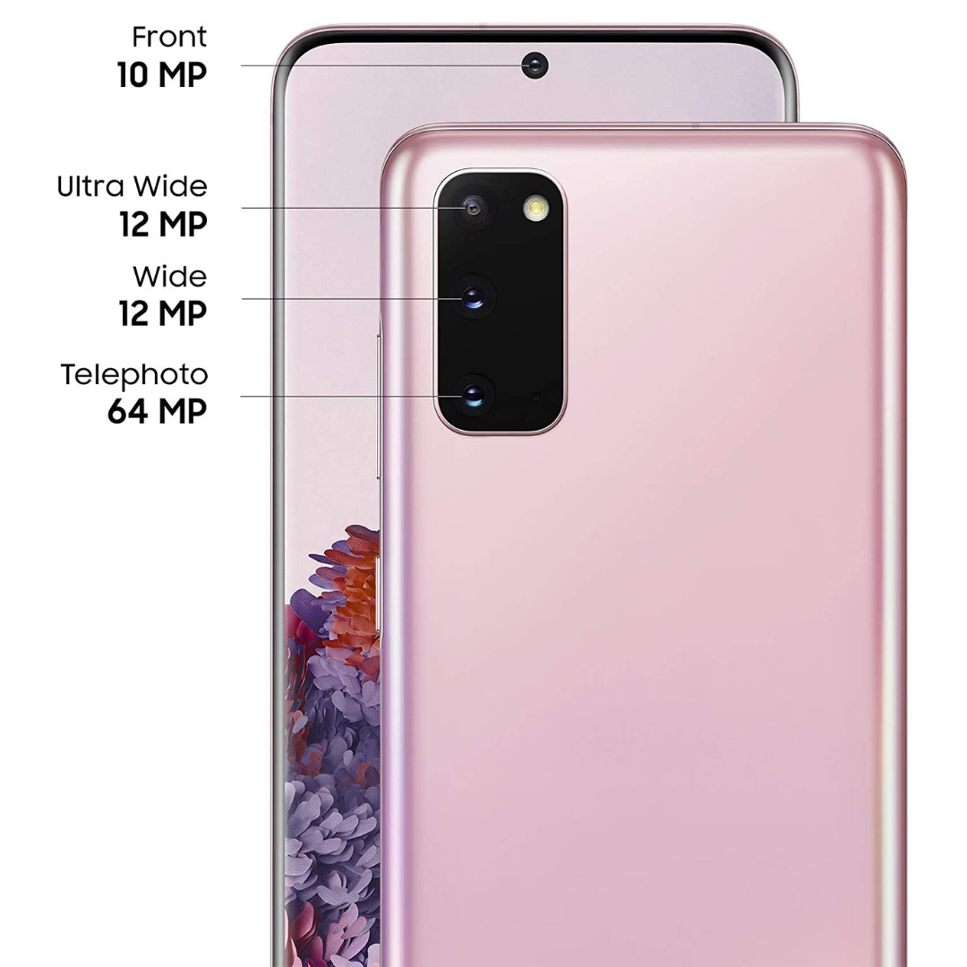 Unlocked Samsung Galaxy S20 5G - 128GB - Cloud Pink - SM-G981UZIAXAA