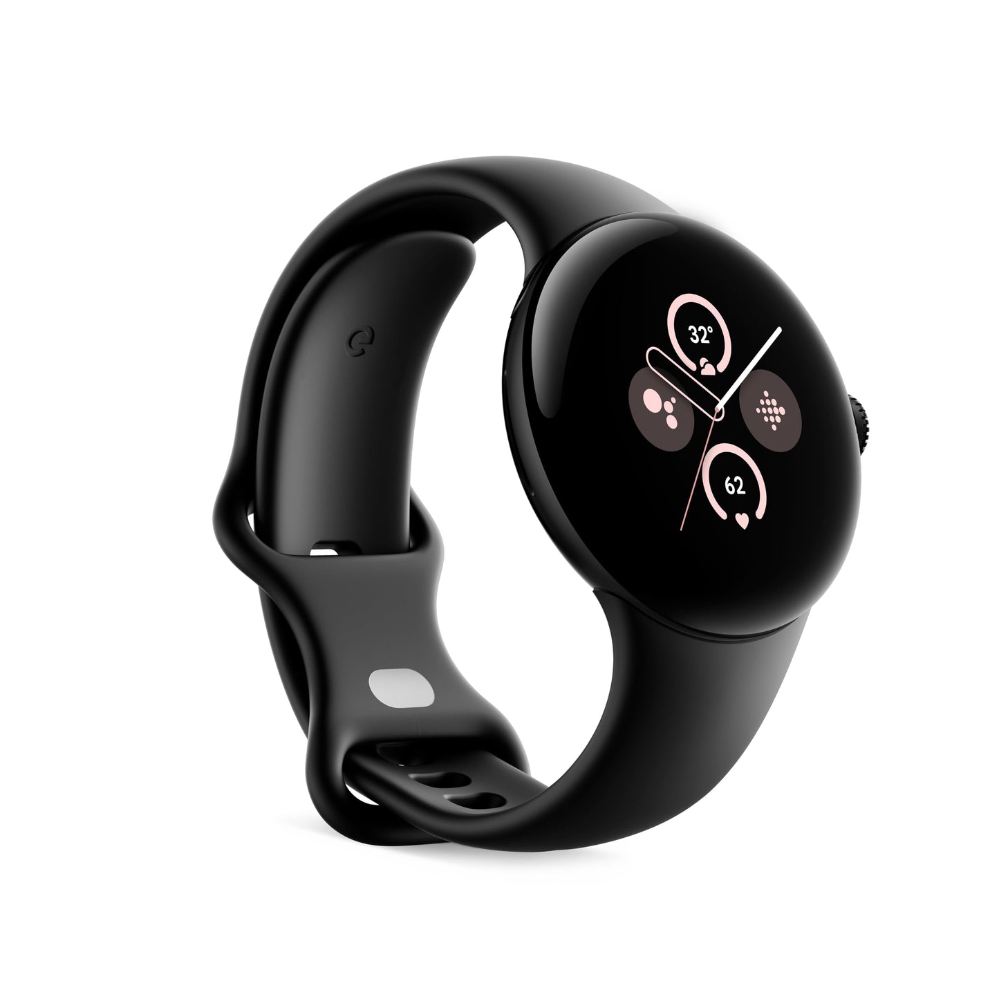 Verizon - Google Pixel Watch 2 41mm Matte Black Aluminum Smartwatch with Obsidian Active Band - Wi-Fi - GA05013-US