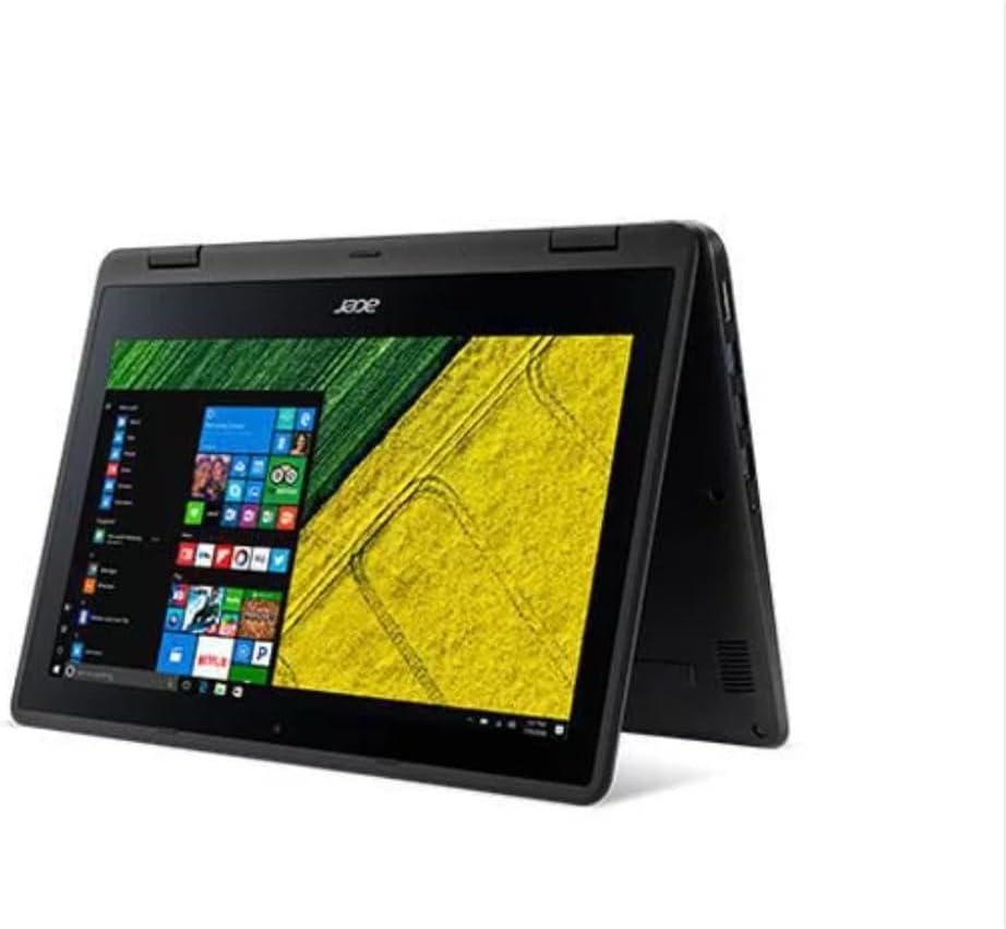 Acer TravelMat Spin B118-RN Touch screen Laptop - Intel Celeron N3450, 4GB RAM, 64GB, Windows 10 - Black Refurbished