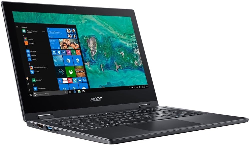 Acer TravelMat Spin B118-RN Touch screen Laptop - Intel Celeron N3450, 4GB RAM, 64GB, Windows 10 - Black Refurbished