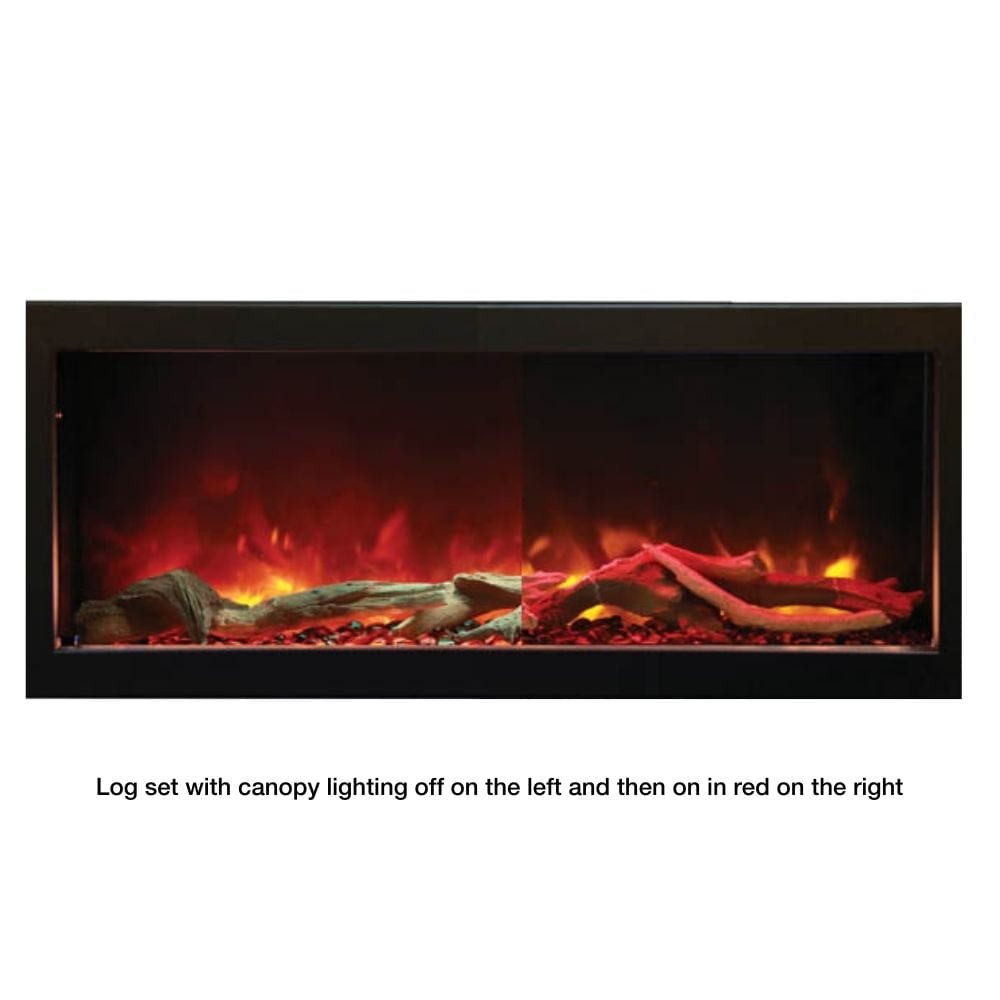Amantii 26-Inch to 48-Inch Traditional Built-in Smart Electric Fireplace Insert
