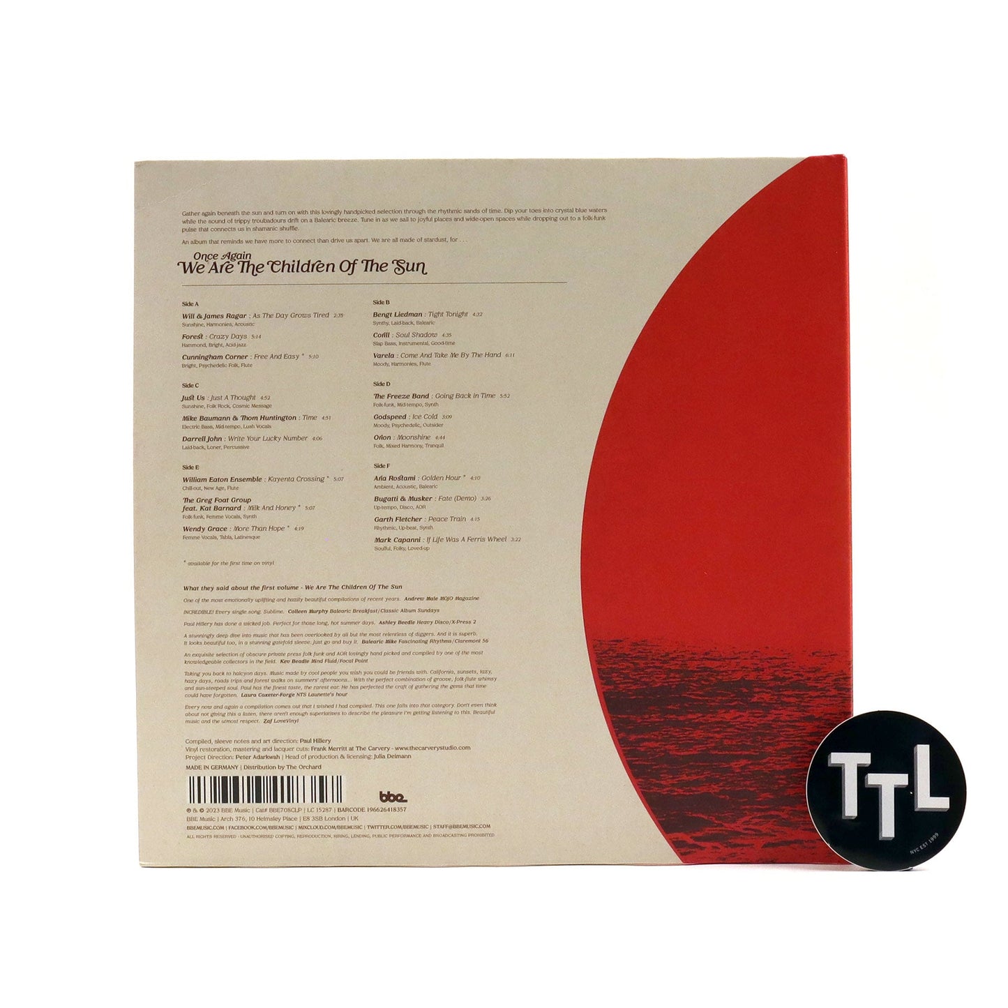 BBE Music: Once Again We Are The Children Of The Sun Vinyl 3LP
