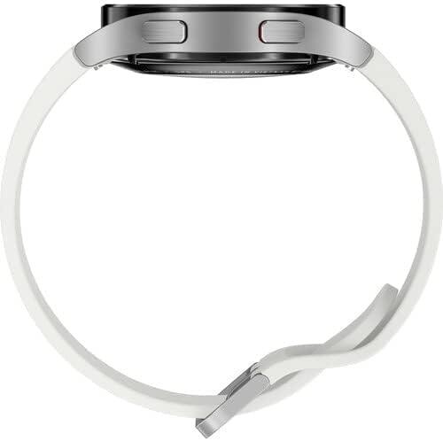 Samsung Galaxy Watch 5 (Wifi + LTE) 40mm Silver Case & White Rubber Band (Refurbished)