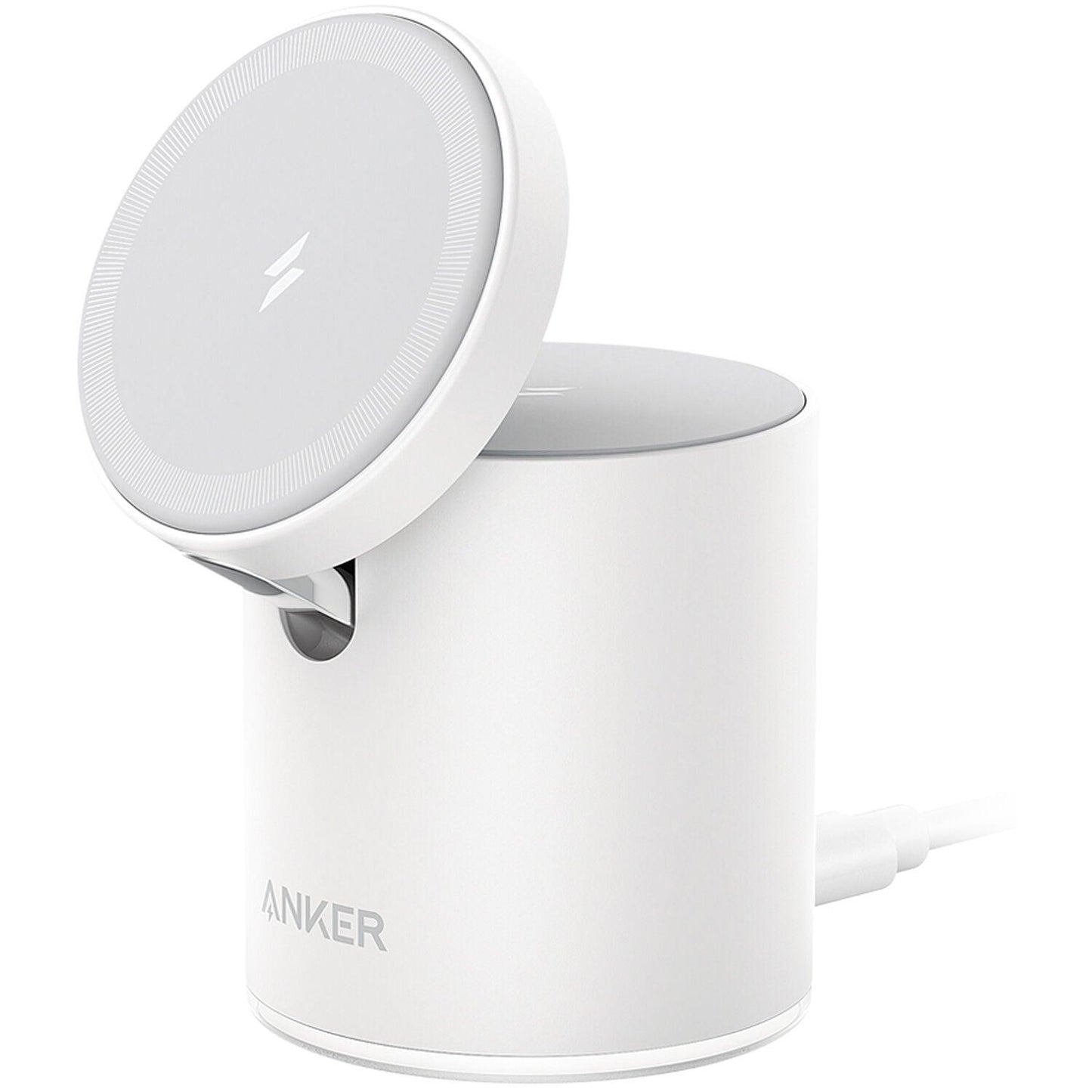 Anker 623 MagGo 2-in-1 Magnetic Wireless Charger & Mount - White (Certified Refurbished)