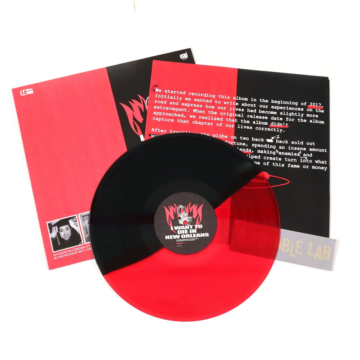 $uicideboy$: I Want To Die In New Orleans (Red & Black Colored Vinyl) Vinyl LP