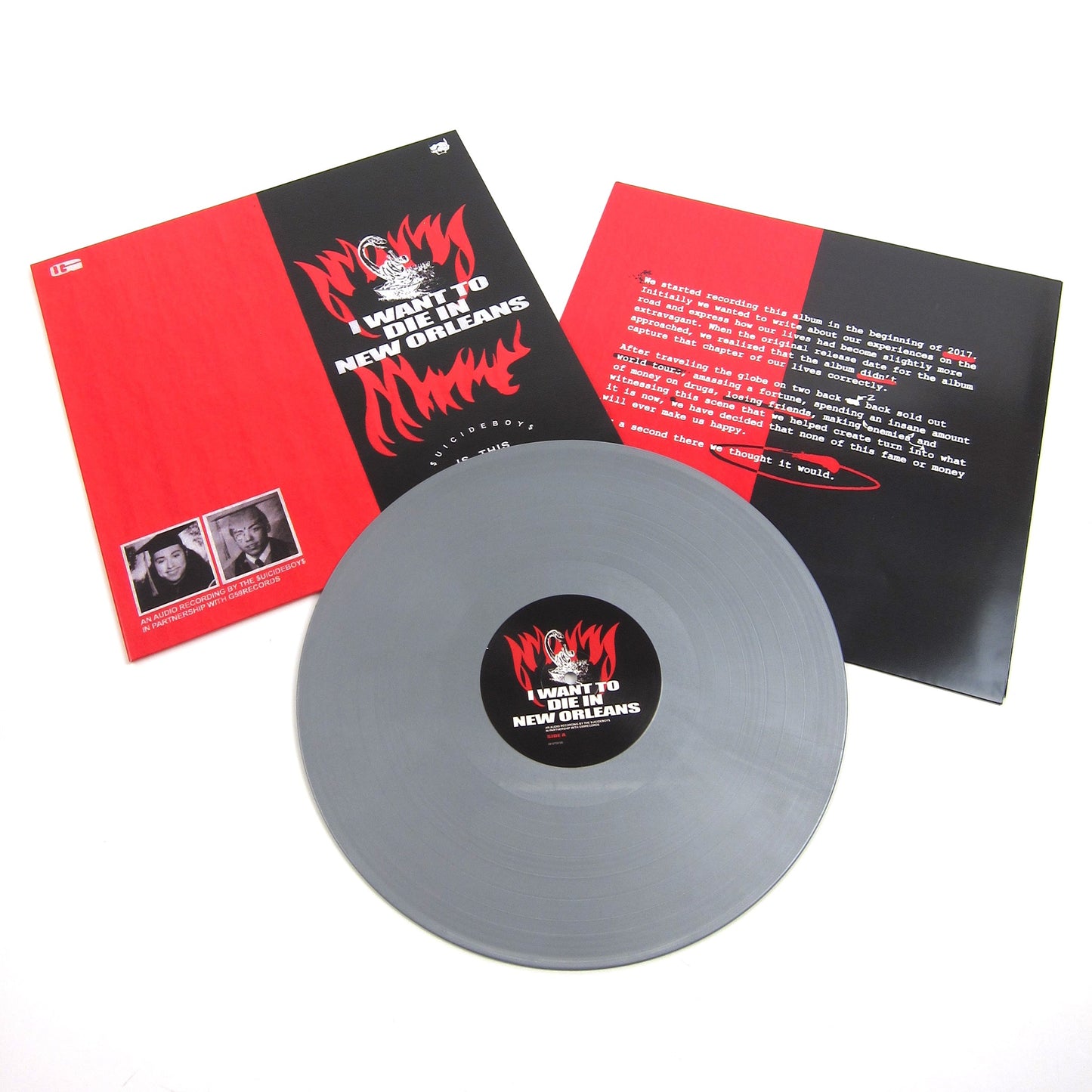 $uicideboy$: I Want To Die In New Orleans (Silver Colored Vinyl) Vinyl LP