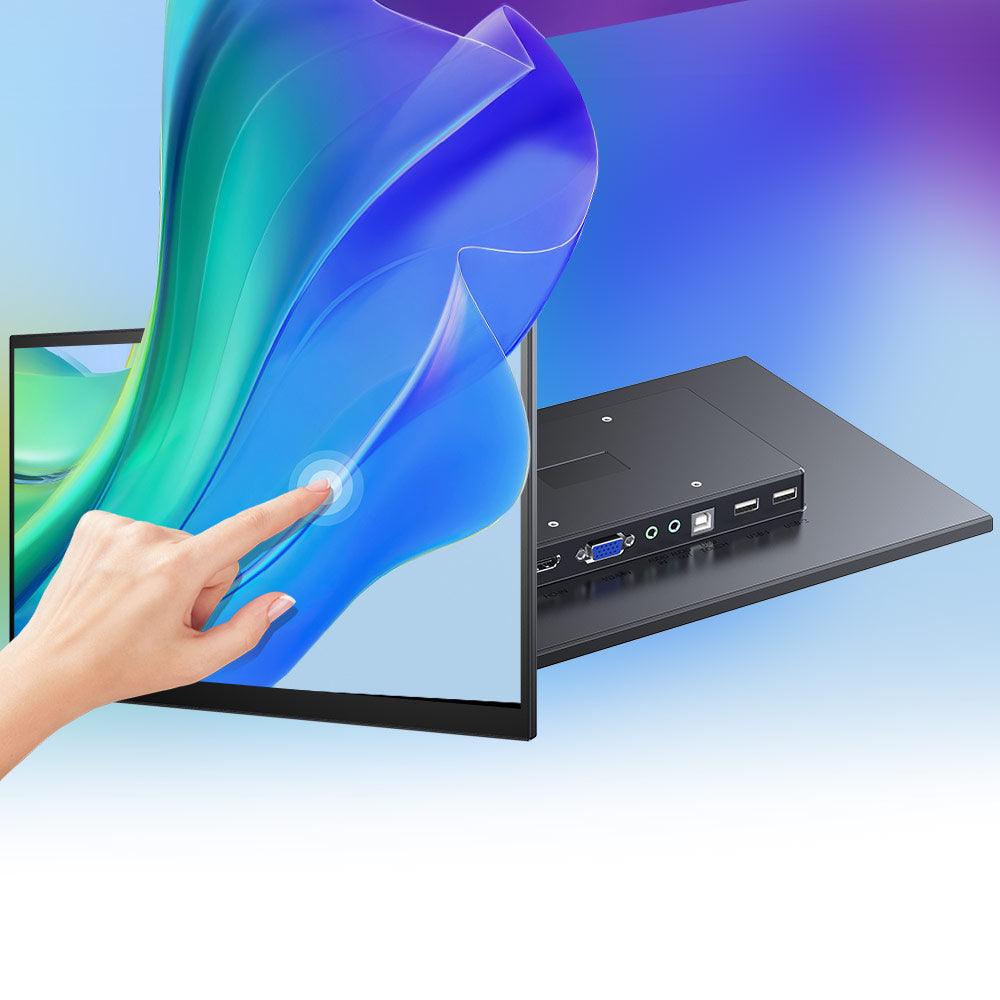 UProject B214 - VGA HDMI Industrial Monitor 14 Inch Touchscreen VESA