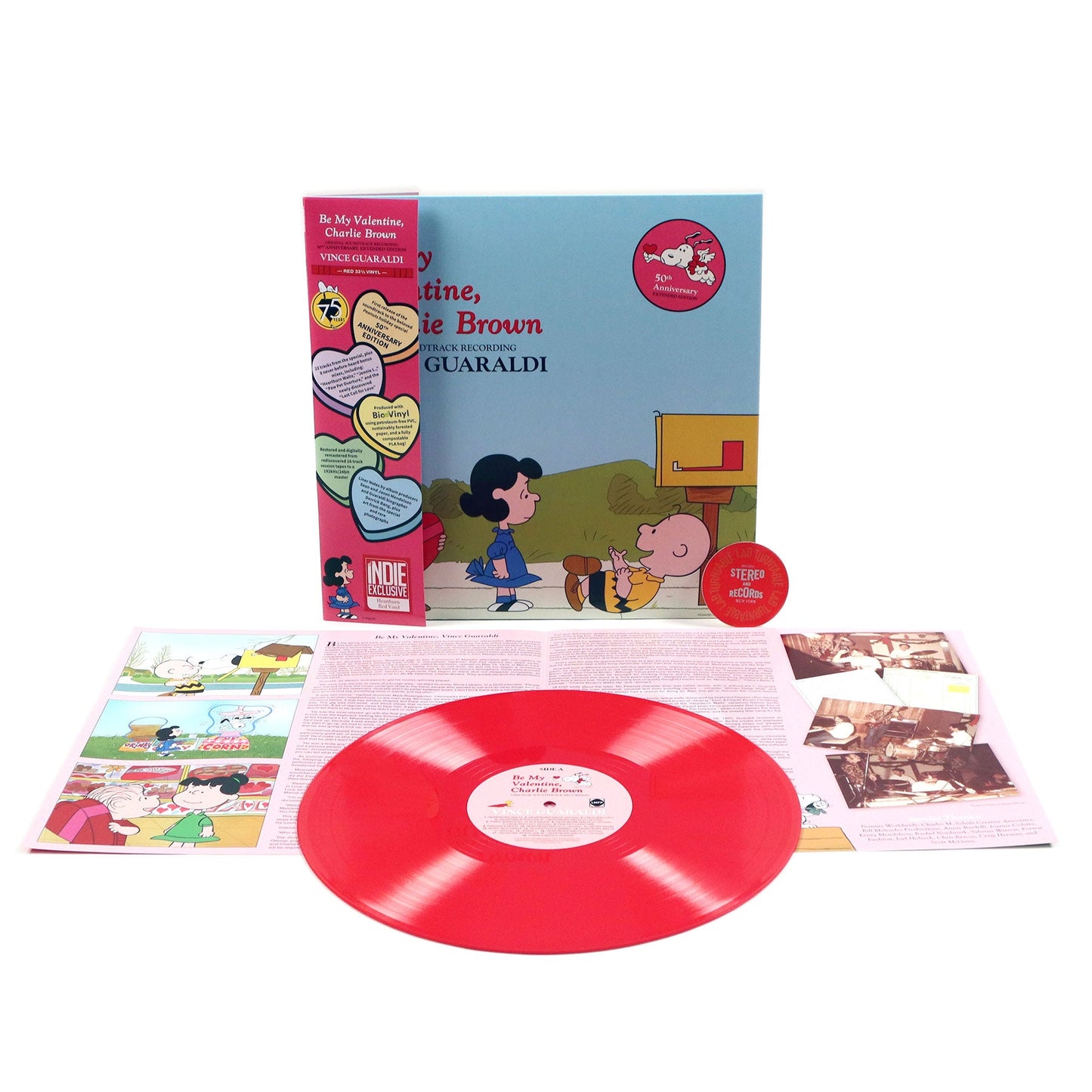 Vince Guaraldi: Be My Valentine, Charlie Brown (Indie Exclusive Colored Vinyl) Vinyl LP