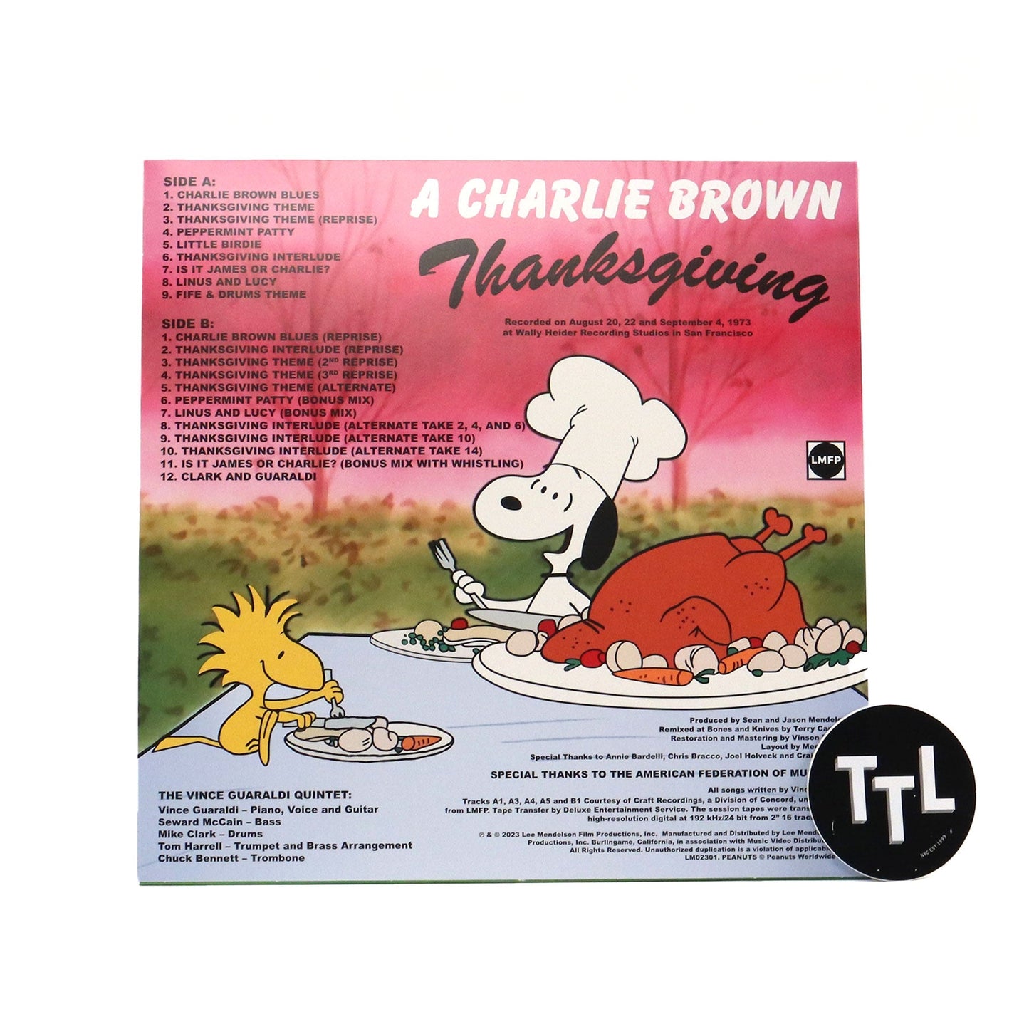 Vince Guaraldi: A Charlie Brown Thanksgiving (Purple Colored Vinyl) Vinyl LP