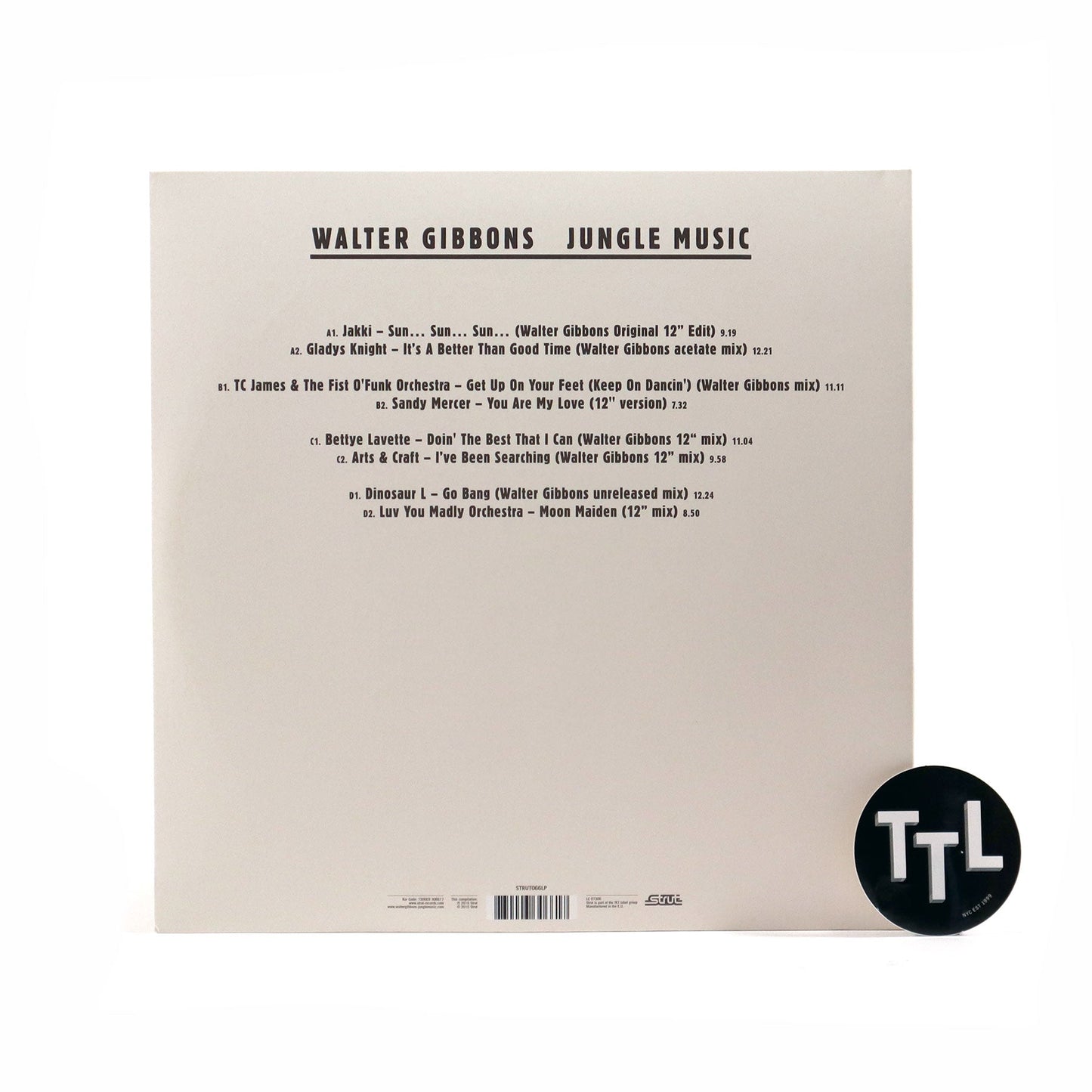 Walter Gibbons: Jungle Music - Essential & Unreleased Remixes 1976-86 Vinyl 2LP