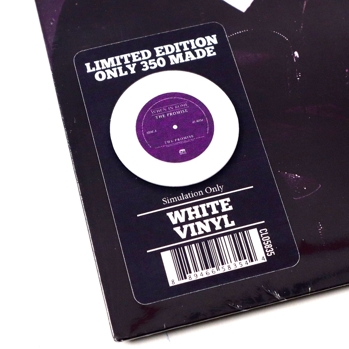 When In Rome: The Promise - 1987 Demo Version (Colored Vinyl) Vinyl 7"