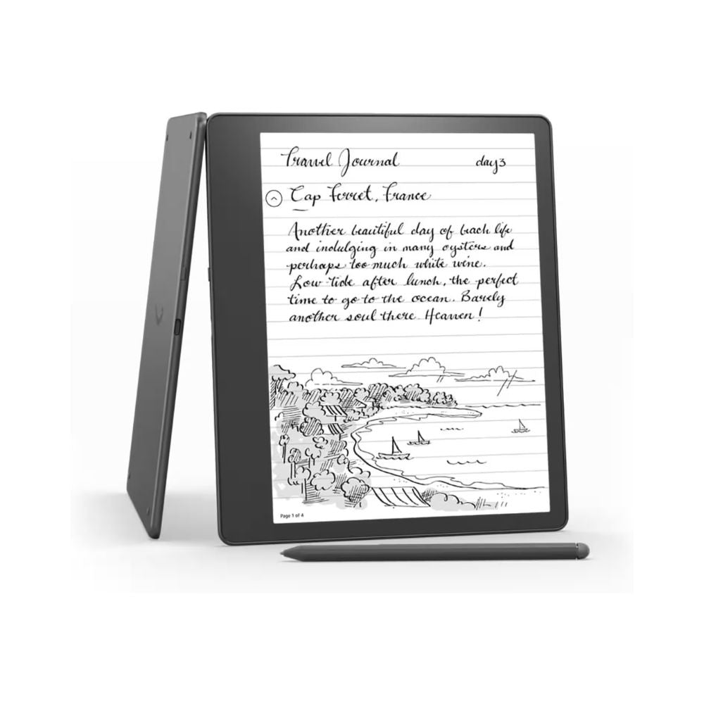 Amazon Kindle Scribe Digital Notebook- 16 GB with Standard Pen - 2022 - Gray - B09BRZBK15