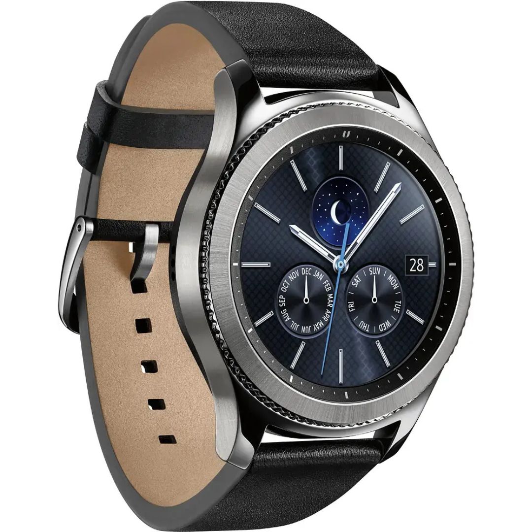 Samsung Gear S3 Classic Smartwatch – 46mm Stainless Steel – Silver – SM-R770NZSAXAR