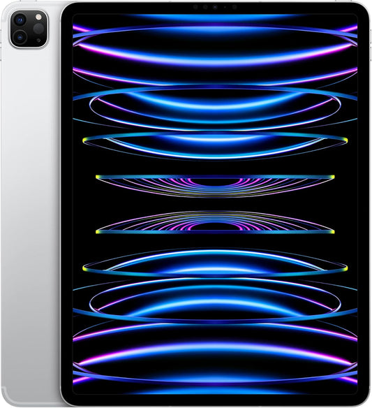 2022 Apple iPad Pro 12.9" (6th Gen) – 256GB – Cellular – Silver – MP613LL/A – Unlocked