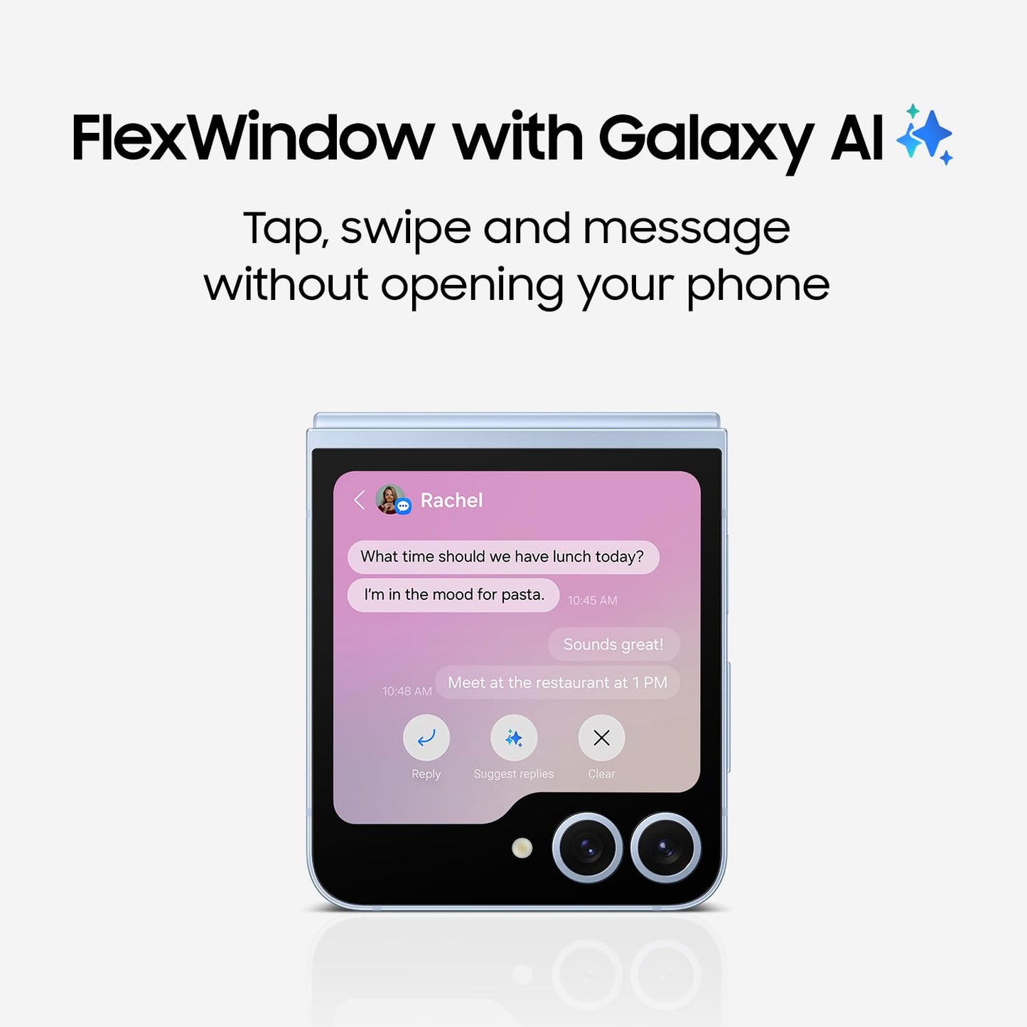 Unlocked Samsung Galaxy Z Flip6 5G - 512GB - Silver Shadow - SM-F741UZSEXAA