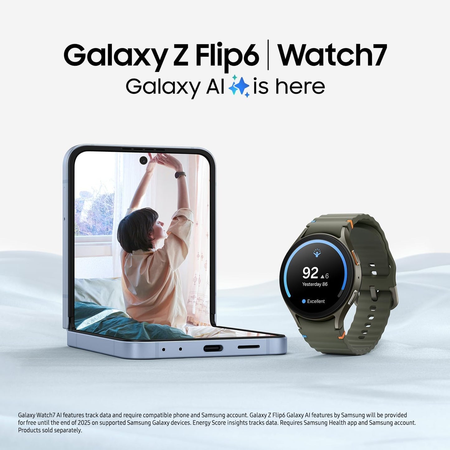 Unlocked Samsung Galaxy Z Flip6 5G - 256GB - Mint - SM-F741ULGAXAA