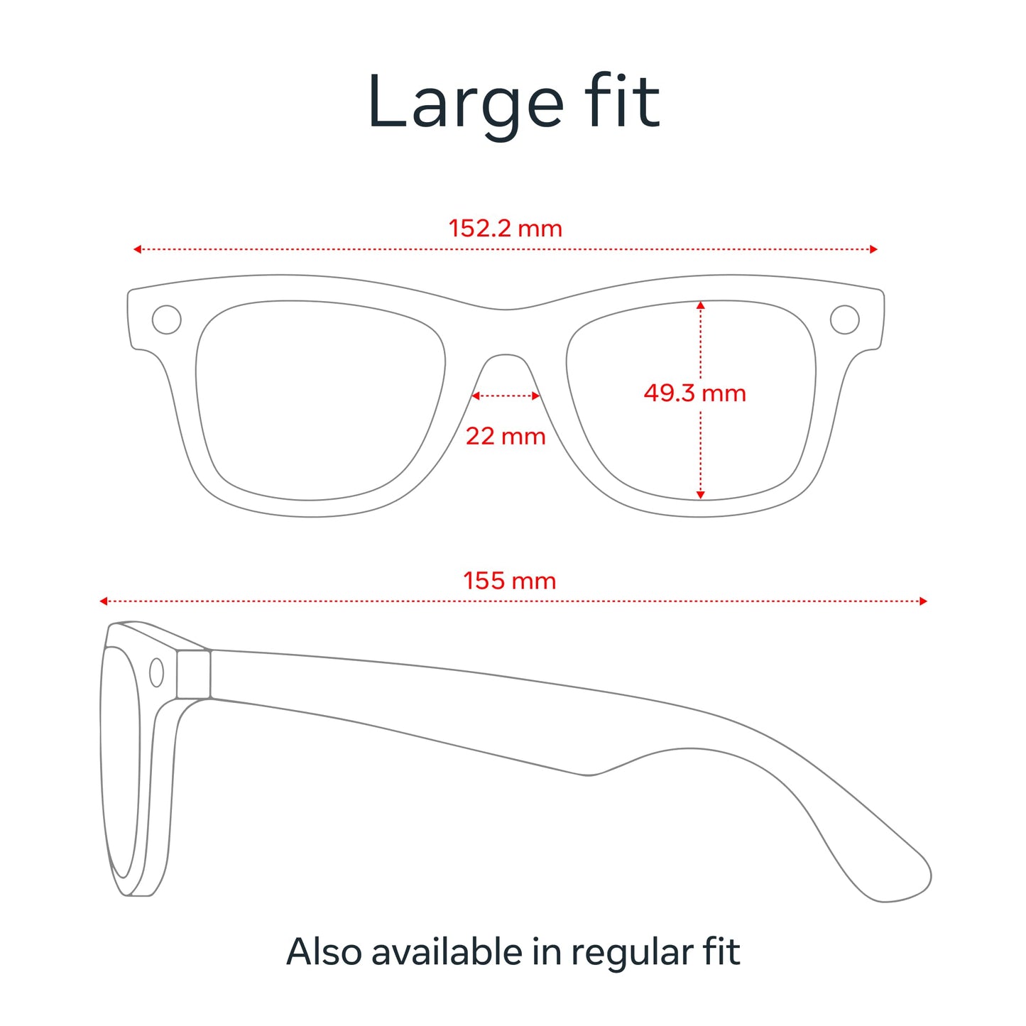 Ray-Ban Meta – Wayfarer Smart Glasses with Meta AI, Audio, Photo, and Video – Green Lenses – Shiny Black Frame – 601/7150