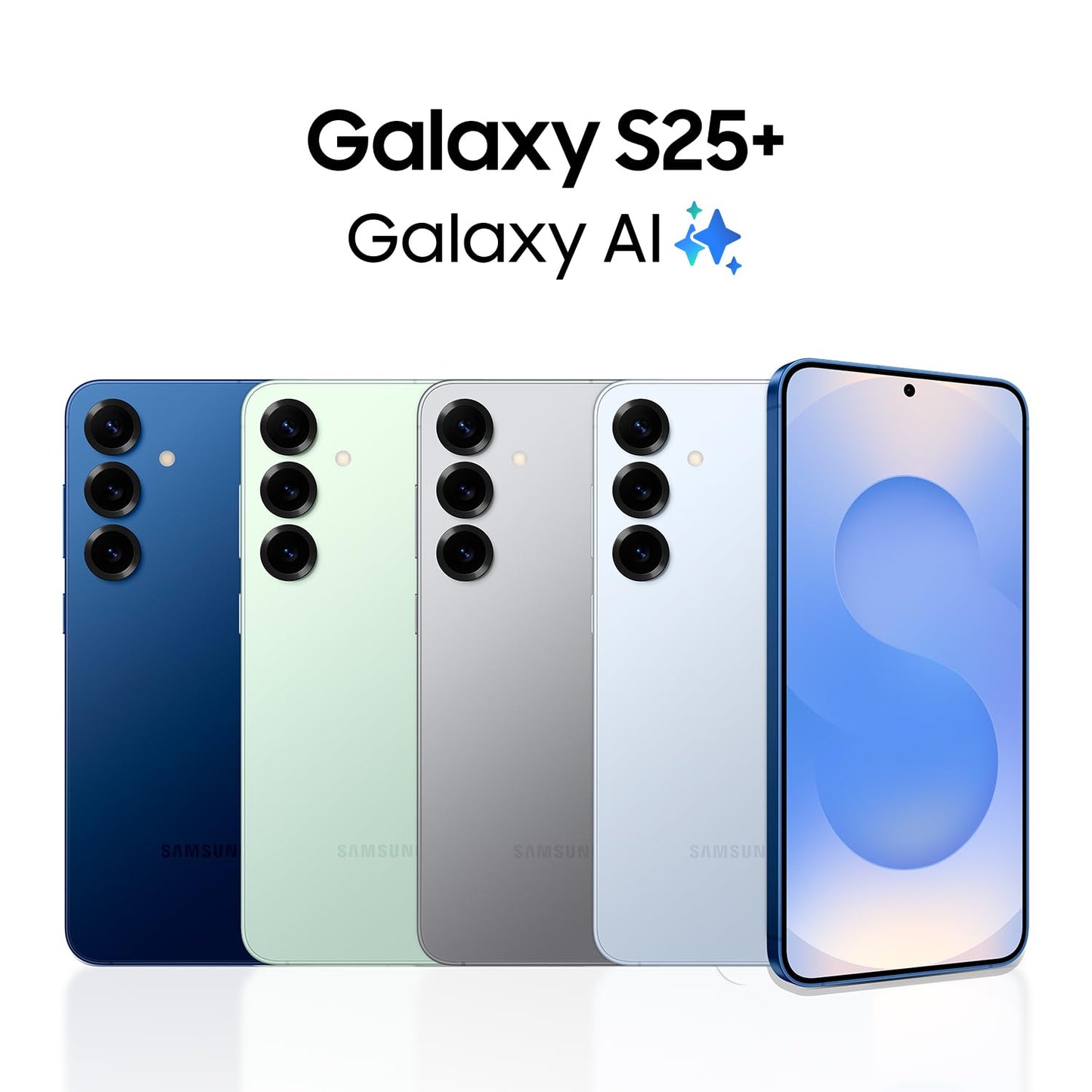 Unlocked Samsung Galaxy S25 Plus 5G - 256GB - Silver Shadow - SM-S936UZSAXAA