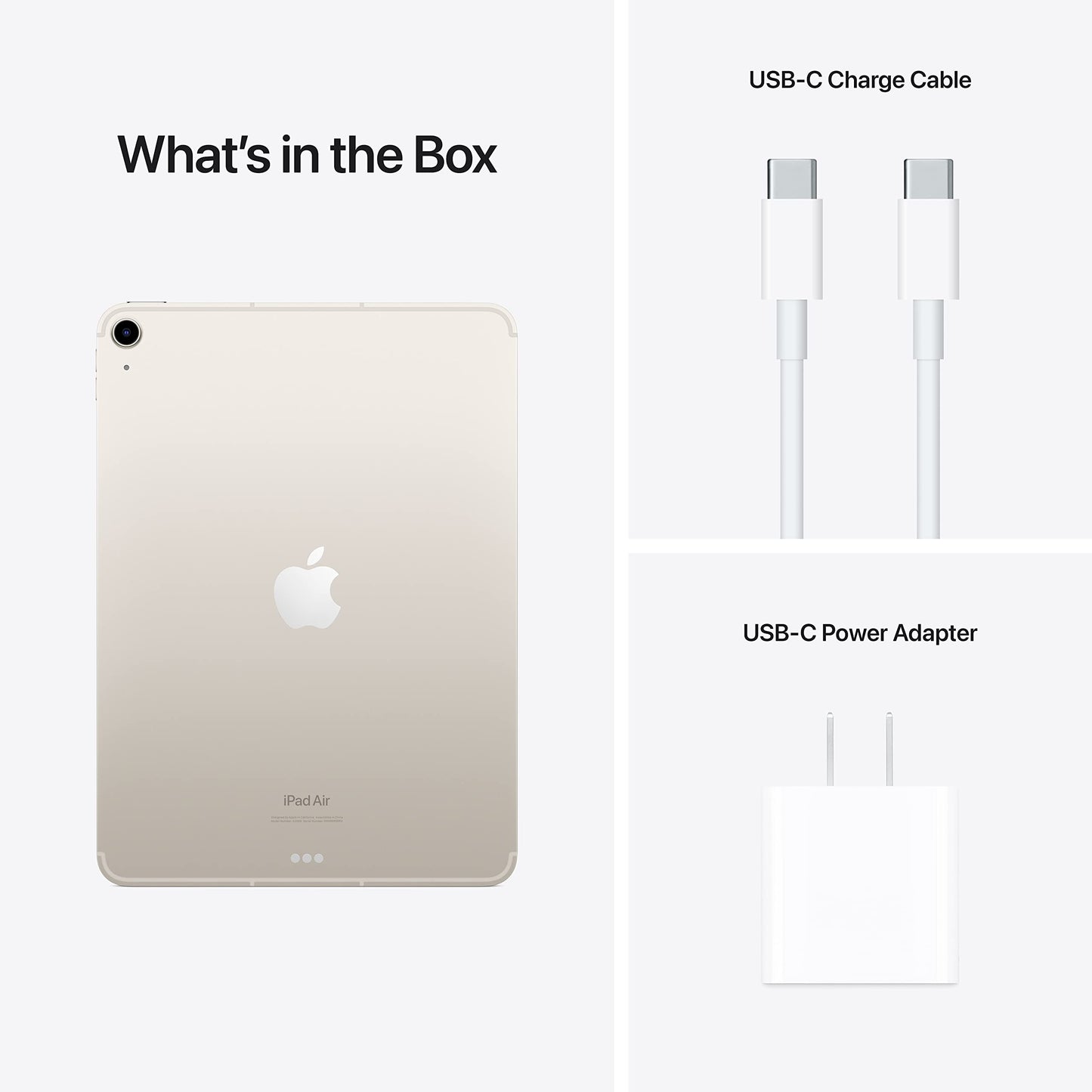 Unlocked Apple iPad Air 5 10.9"" - 64GB - Starlight - MM6V3LL/A