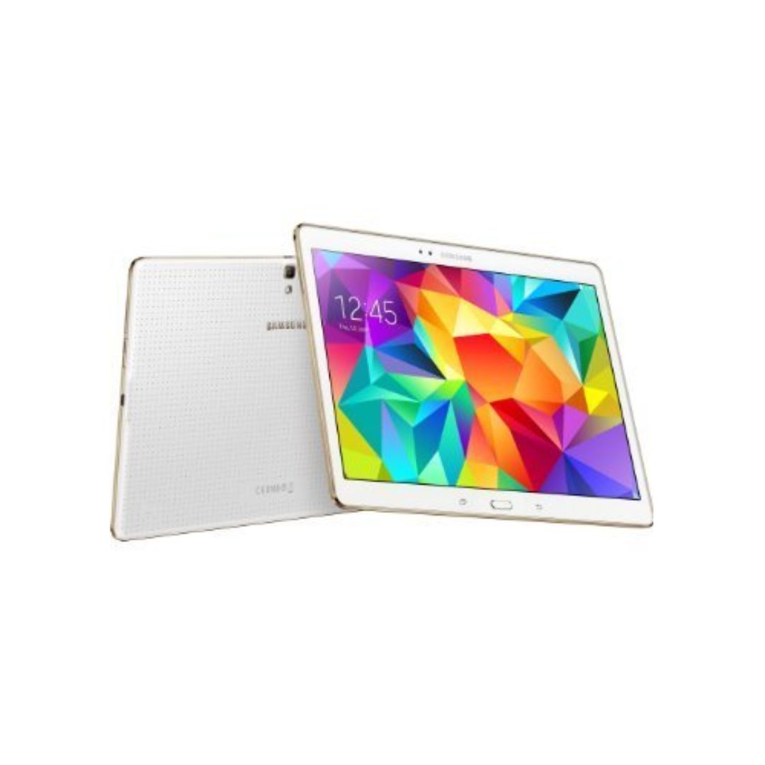 Verizon - Samsung Galaxy Tab S 10.5 Wi-Fi + 4G LTE - 16GB - Dazzling White - SM-T807VZWAVZW