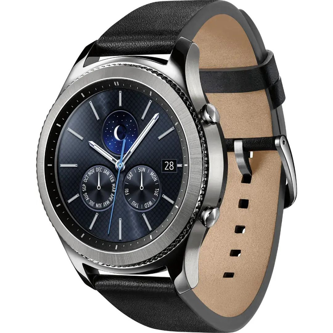 Samsung Gear S3 Classic Smartwatch – 46mm Stainless Steel – Silver – SM-R770NZSAXAR
