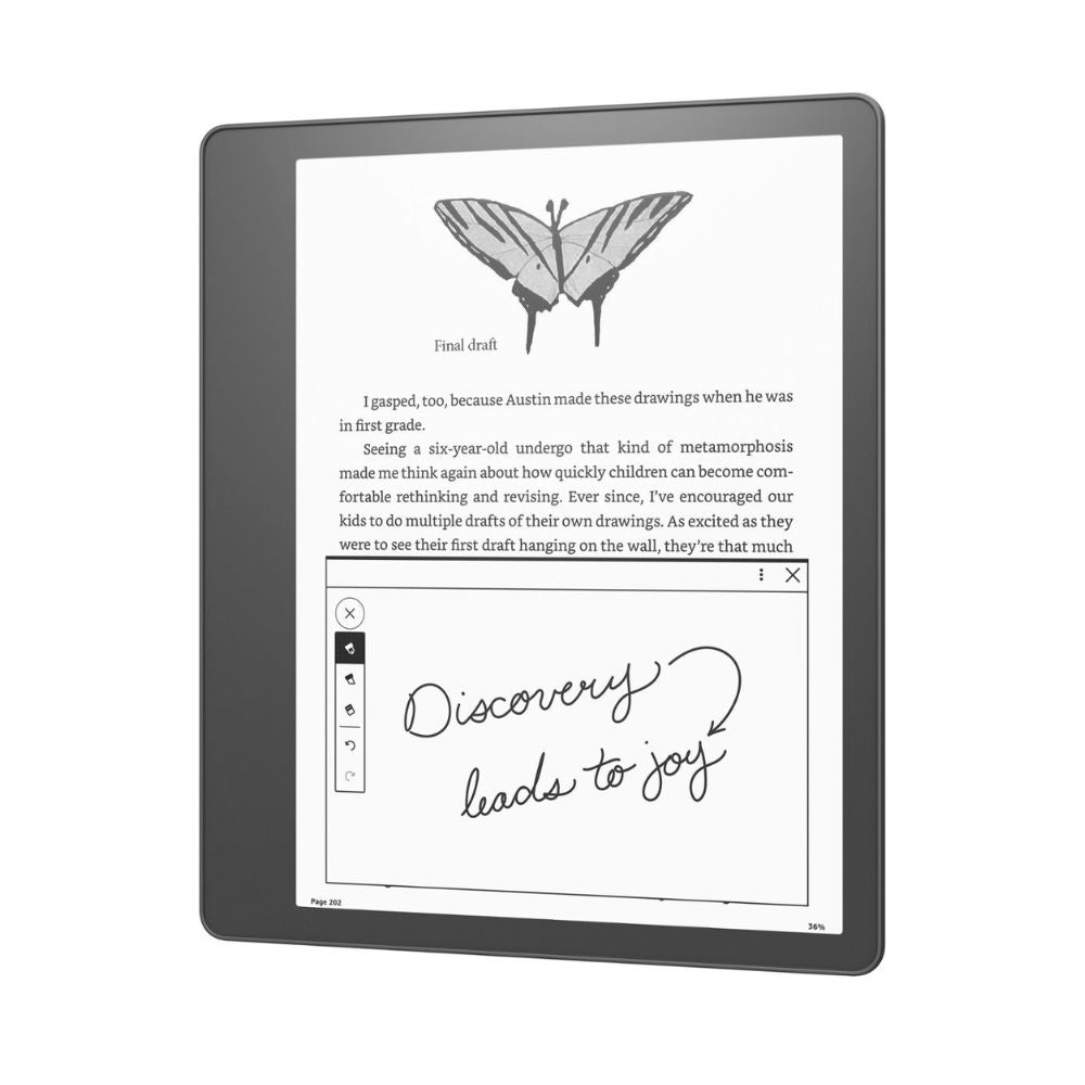 Amazon Kindle Scribe Digital Notebook- 16 GB with Standard Pen - 2022 - Gray - B09BRZBK15