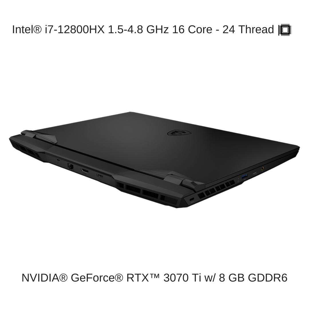 MSI - 15.6" 165 Hz - i7 12800HX - 3070 Ti GPU - 32GB RAM - 1TB SSD - Windows 11 - Vector GP66HX 12UGS-066