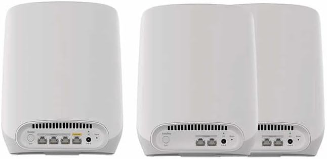 NETGEAR Orbi Tri-Band Wi-Fi 6 Mesh System RBK763S Router w/ 2 Satellite Extenders - RBK763