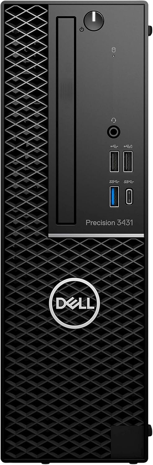 Dell Precision 3431-SFF, Core i7-9700 3.0GHz, 16GB RAM, 256GB Solid State Drive, Windows 11 Pro 64Bit, (Renewed)