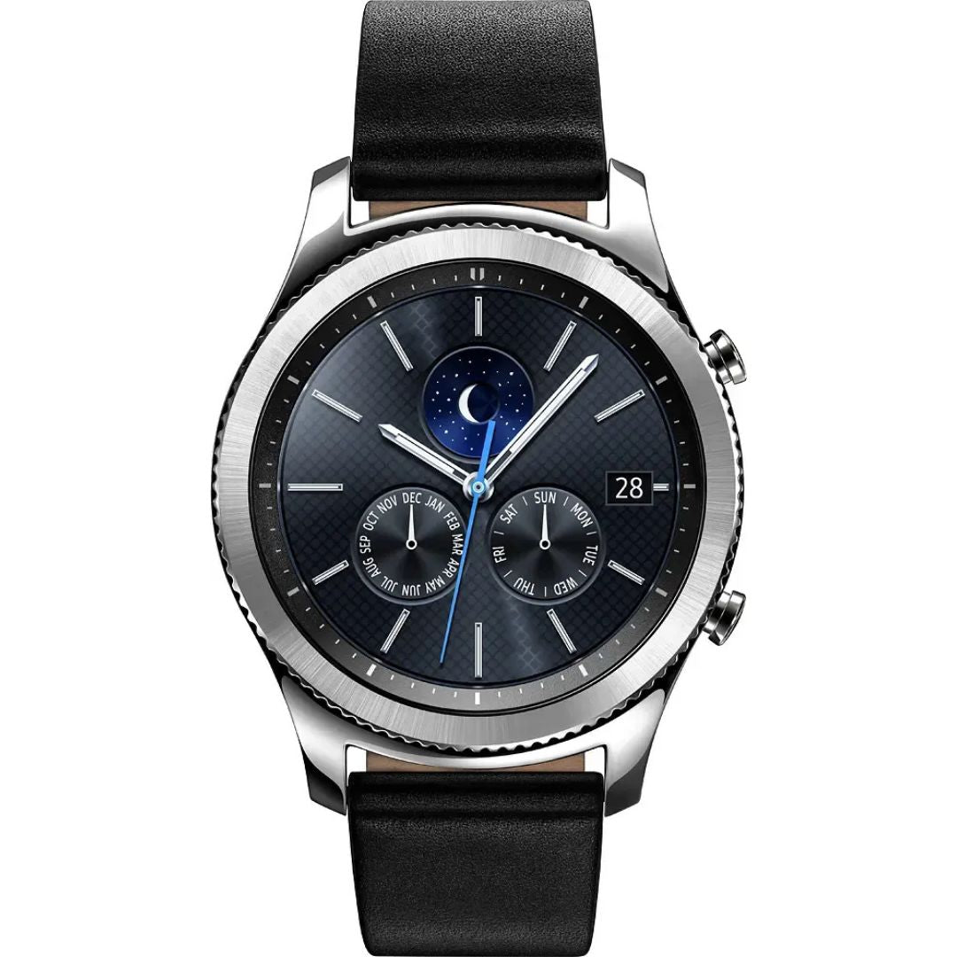 Samsung Gear S3 Classic Smartwatch – 46mm Stainless Steel – Silver – SM-R770NZSAXAR