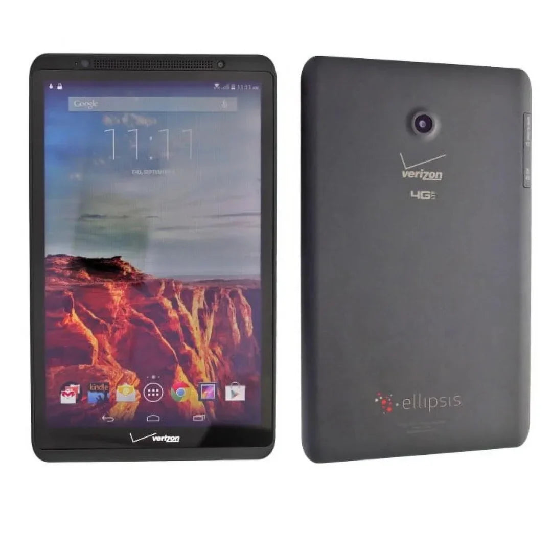 Verizon Ellipsis 8 4G LTE Tablet - 8.0"" - 16GB - Black - QTAQZ3