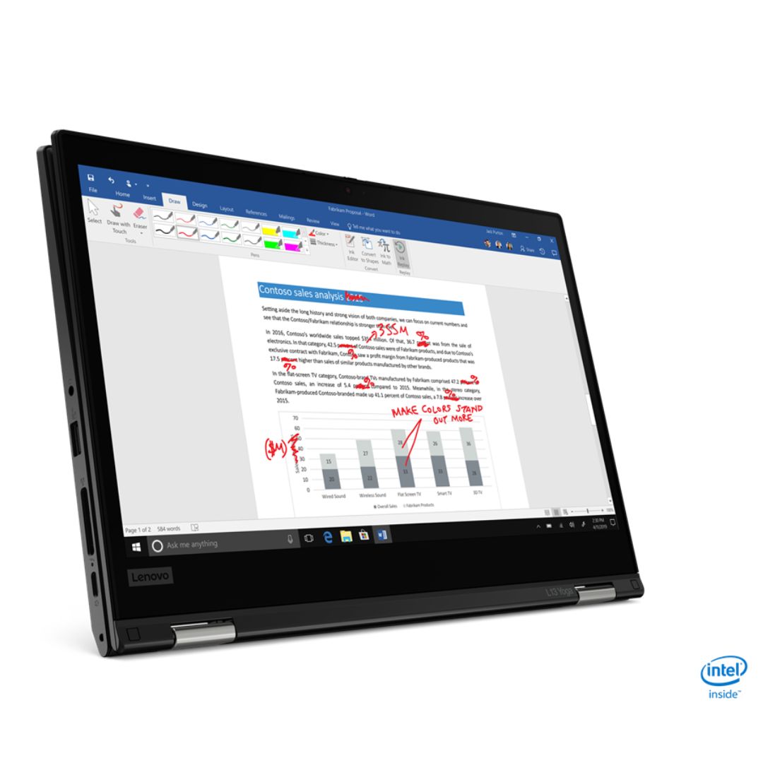 Lenovo ThinkPad L13 Yoga – 13.3" FHD Touch 2-in-1 – i7-1165G7 – 16GB RAM – 512GB SSD – 20VK0053US