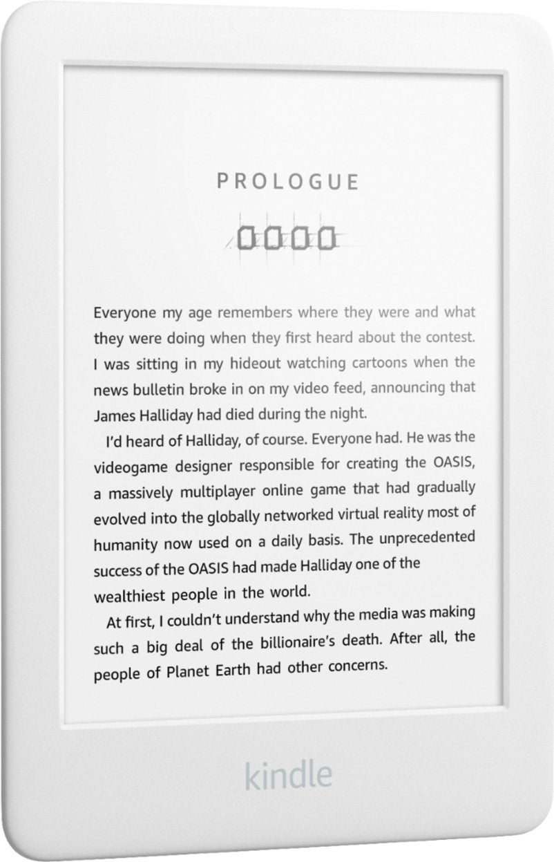 Amazon - All-New Kindle - 6"" - 4GB - 2019 - White - B07DLPTJZS