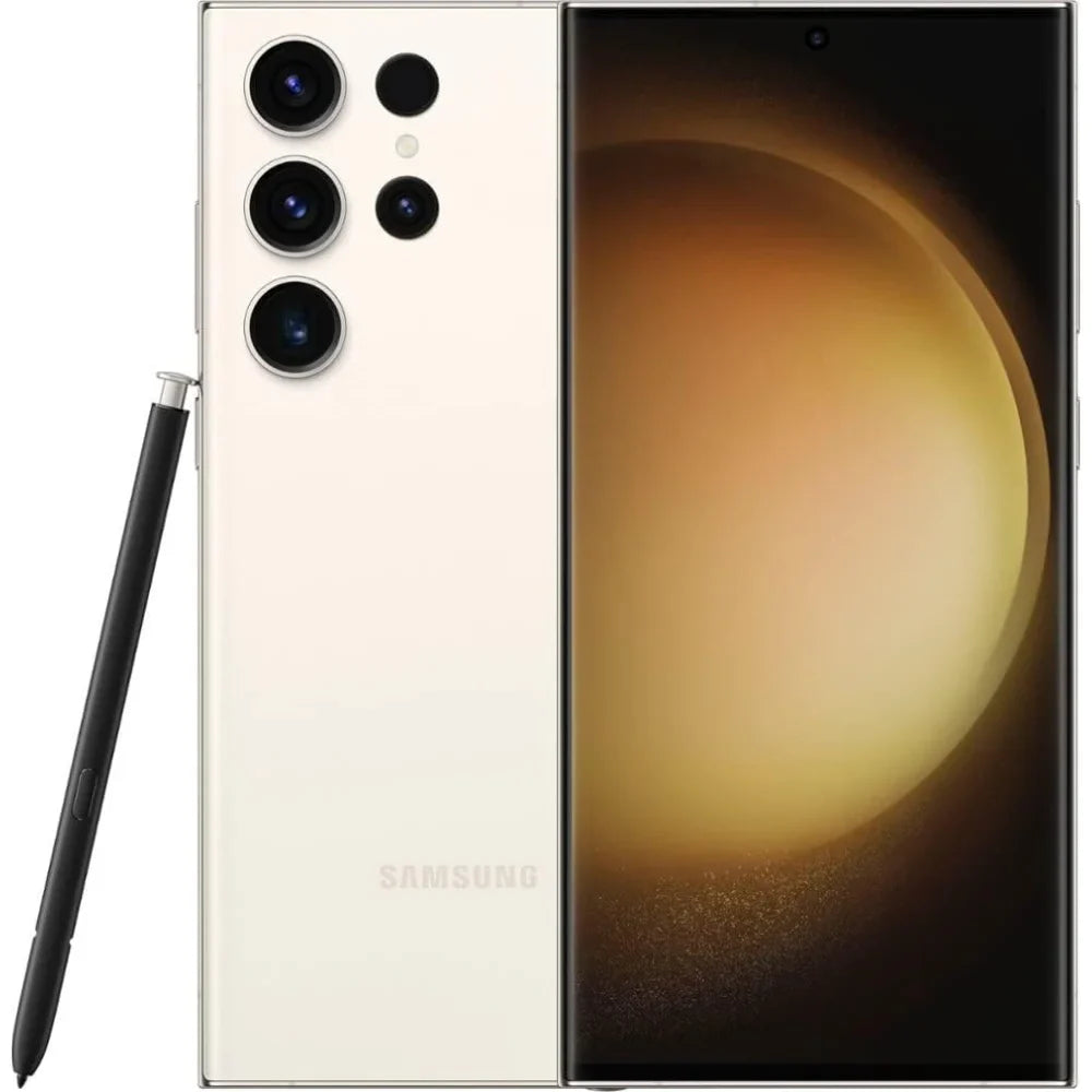 AT&T Samsung Galaxy S23 Ultra 5G - 512GB - Cream - SM-S918UZEFATT