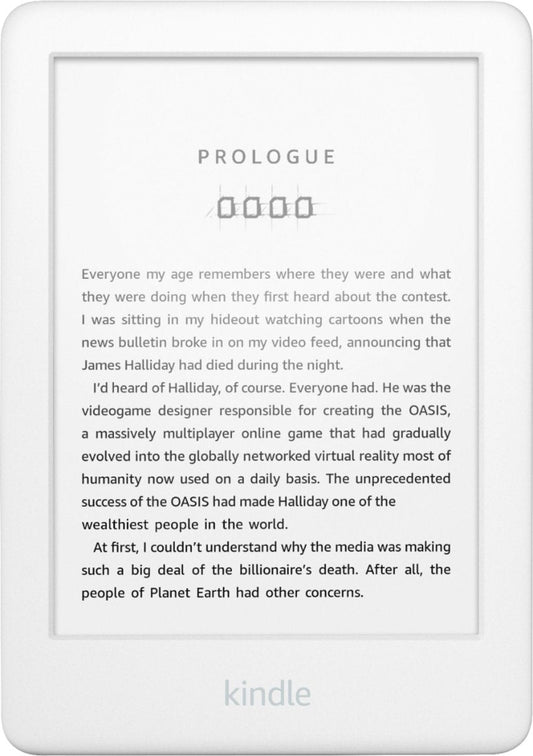 Amazon - All-New Kindle - 6"" - 4GB - 2019 - White - B07DLPTJZS