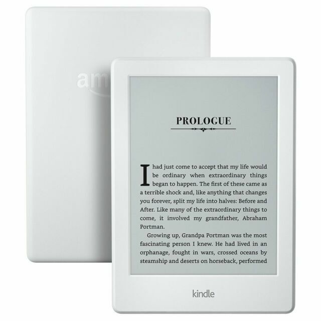 Amazon Kindle (8th Generation, 2016) Wi-Fi E-Reader 4GB Internal Storage, White -  B017JG41PC