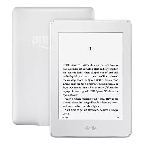 Amazon Kindle Paperwhite eReader (7th Generation, 2015) 4GB Wifi - White - B07CXG6C9