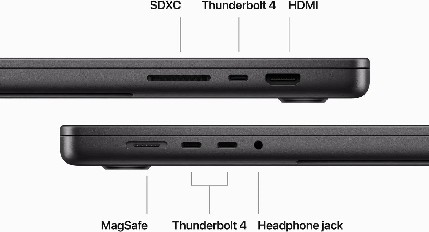 2023 Apple MacBook Pro 16-Inch Laptop - M3 Max, 16-Core CPU, 40-Core GPU, 64GB RAM, 2TB SSD, Silver