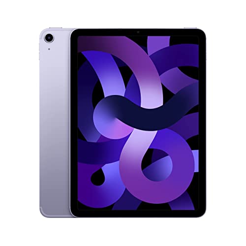 Apple - 10.9" iPad Air (5th Gen) - M1 chip Wi-Fi + Cellular - 64GB - Purple - MME93LL/A
