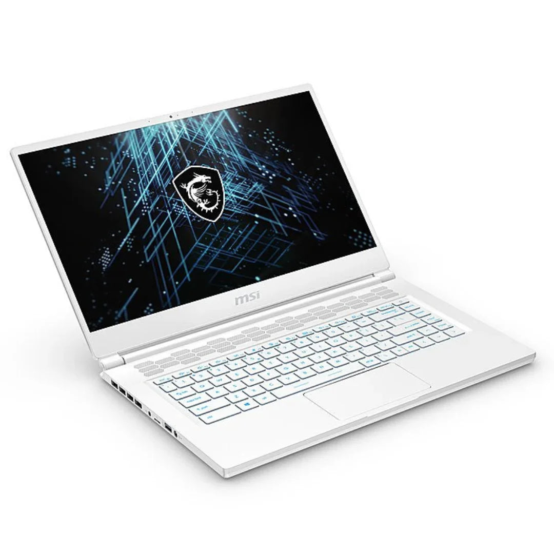 MSI -Stealth 15M A11UEK-220 15.6 Gaming Laptop, i7-11375H, 32GB RAM, RTX 3060, 1TB SSD Win10 - White - Stealth15M220