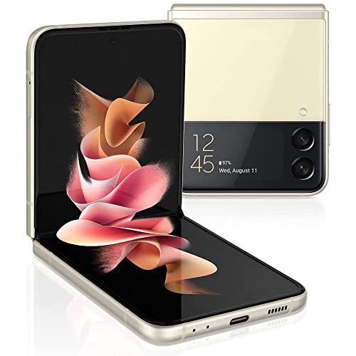 Unlocked Samsung Galaxy Z Flip3 5G - 128GB - Cream - SM-F711UZEBXAA