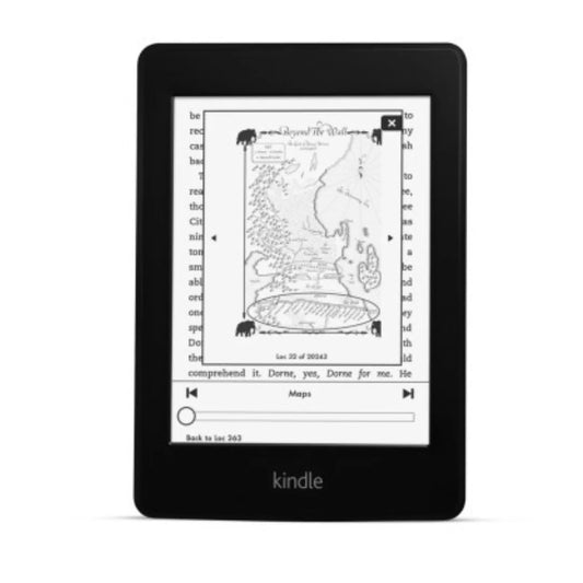 Amazon - Kindle Paperwhite - 6"" - 4GB - Wi-Fi + 3G - Black - B00JG8LDC6
