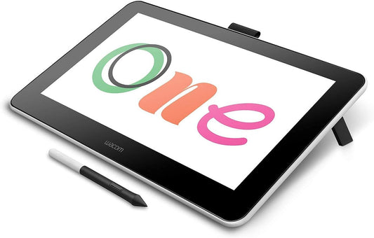 Wacom-One Drawing Tablet Screen 13.3" Pen Display Mac PC Chromebook & Android - DTC133W0A