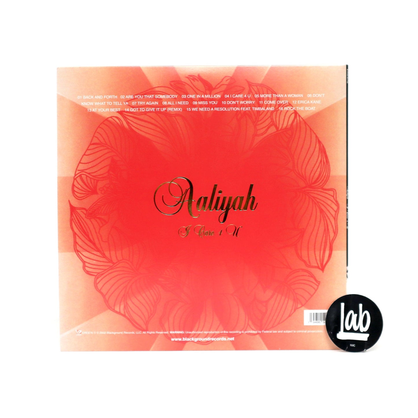 Aaliyah: I Care 4 U (Best Of) Vinyl 2LP