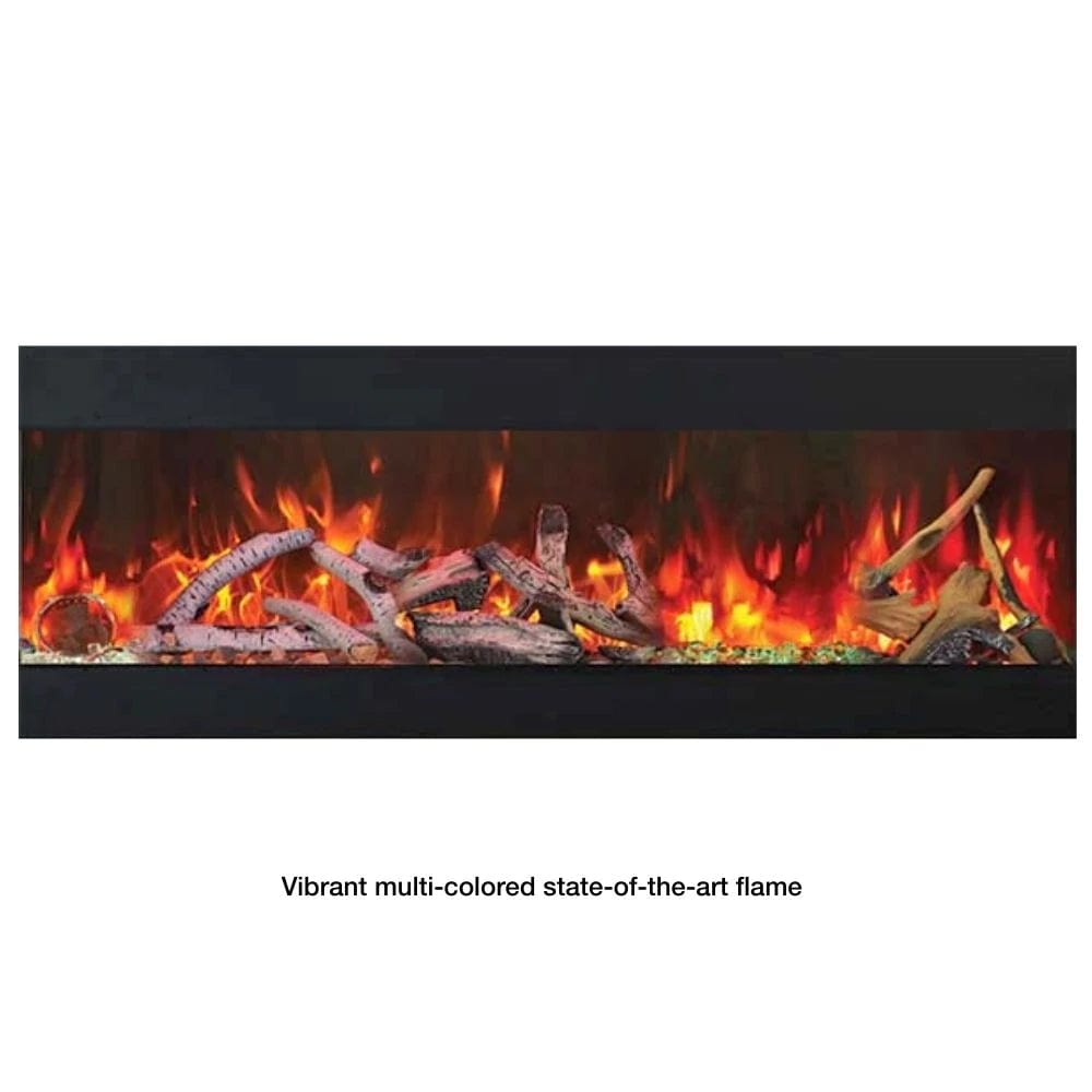 Amantii TRU-VIEW Cube LUMINA 20-Inch 3-Sided Smart Electric Fireplace (CUBE-2025WM-LUMINA)
