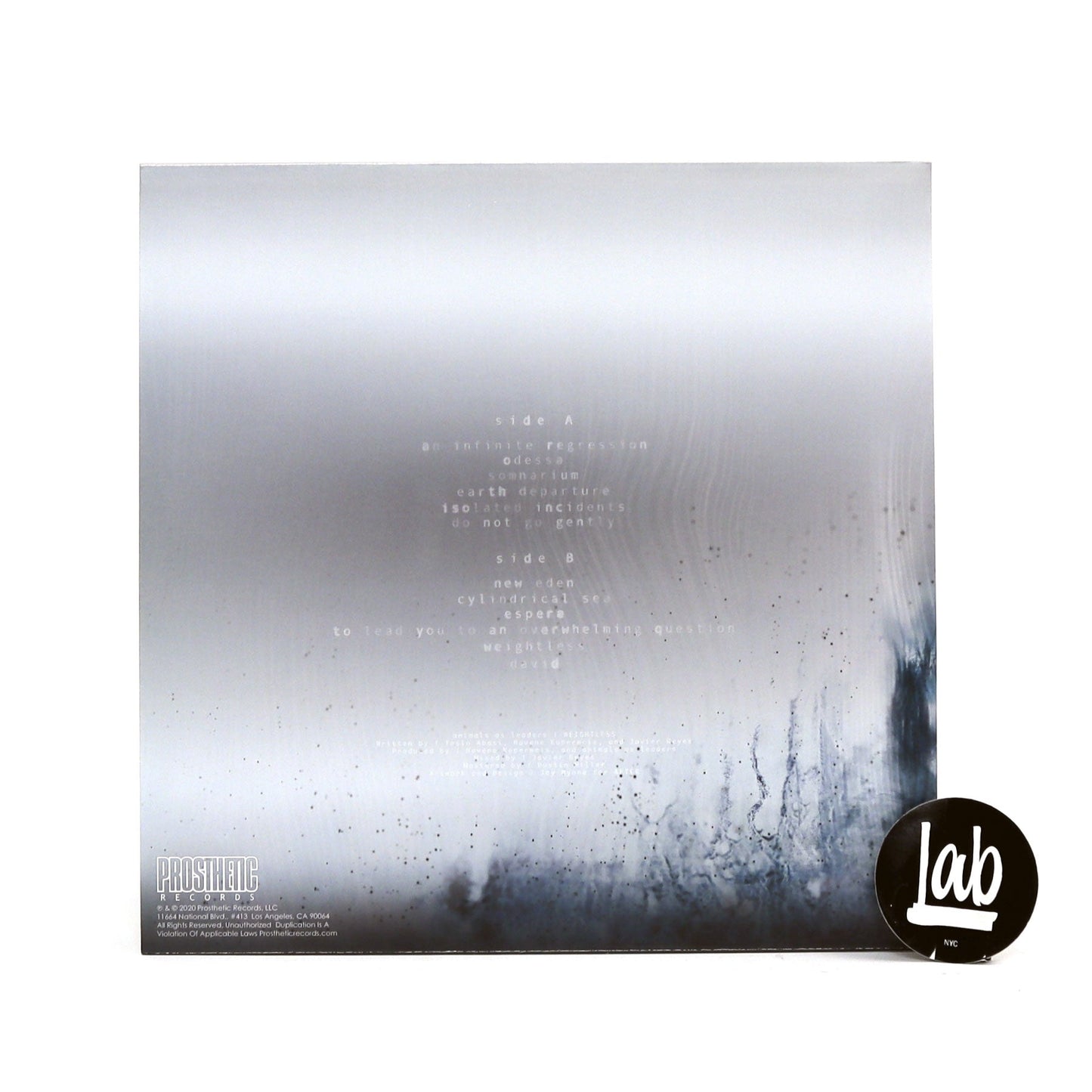 Animals As Leaders: Weightless (Black & Blue Splatter Colored Vinyl) Vinyl LP