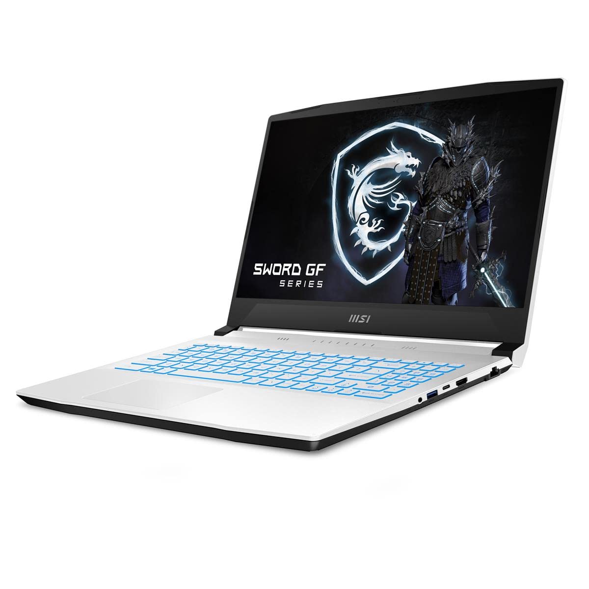 MSI - Sword 15.6 Gaming Laptop - Intel Core i7-11800H - 8GB RAM - RTX 3050 Ti - 512GB SSD - White - Sword151248